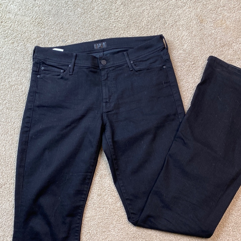Mother black jeans size 31 bootcut